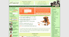 Desktop Screenshot of canise.ro