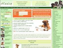 Tablet Screenshot of canise.ro